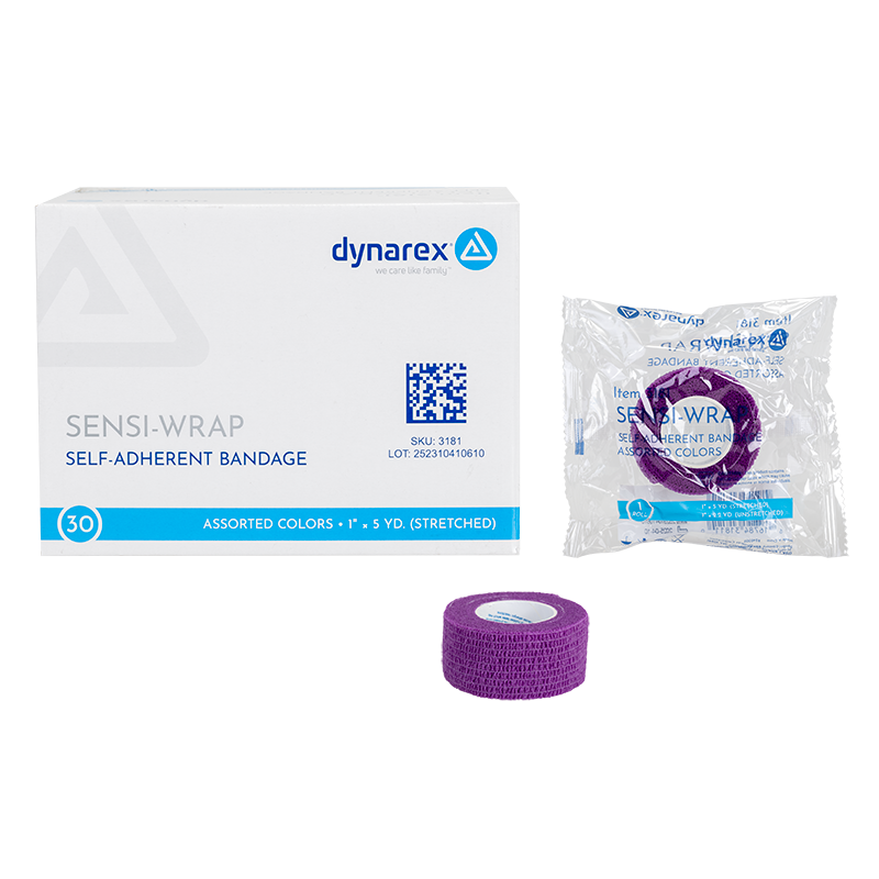 Dynarex Sensi-Wrap Self-Adherent Bandage Rolls