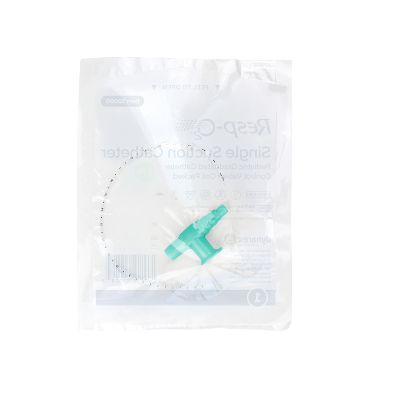 Dynarex Single Suction Catheter - Graduated w/ Control Valve
