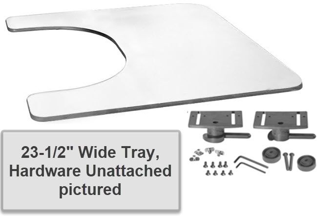 Therafin Tray, Clear, 21W X 18D W/ 12X6 BC