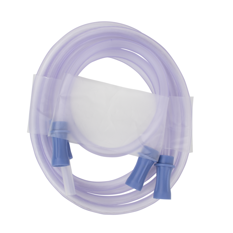 Dynarex-32102 Suction Connecting Tubing w/ Male Connector, Non-Conductive, 3/16" x 6' and 3/16" x 18" Tub (50/cs)