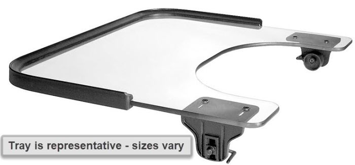 Therafin Tray, Clear, 21W X 18D W/ 12X6 BC