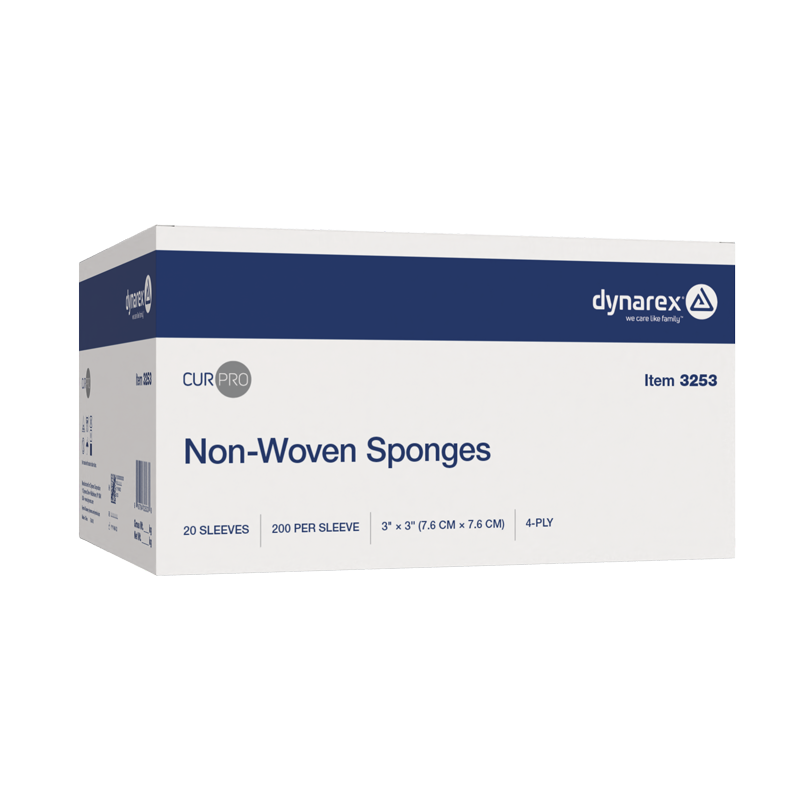 Dynarex Non-Woven Sponges, Sterile & Non-Sterile