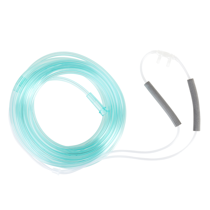 Dynarex Nasal Oxygen Cannula Cushion Tip w/ Ultra Soft Ear Foam w/ Adult Connector