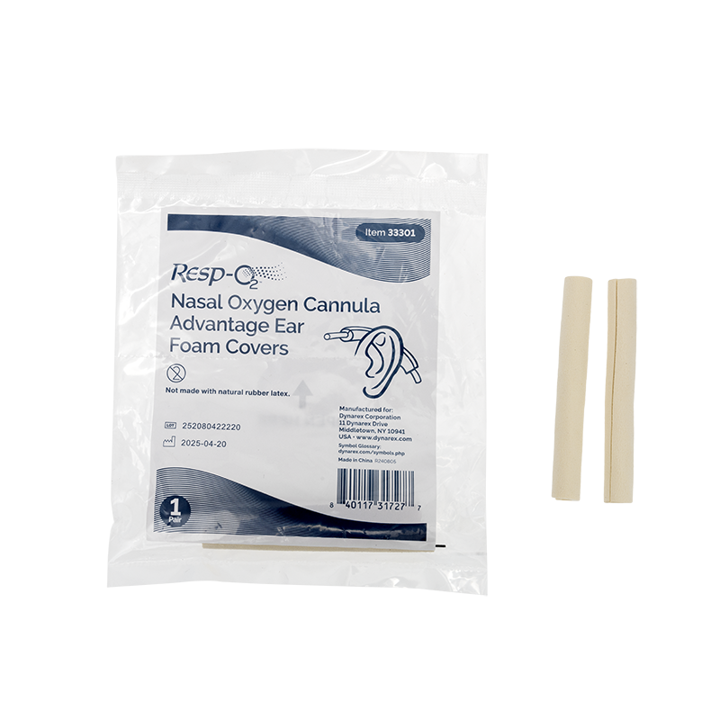 Dynarex Nasal Oxygen Cannula Ear Foam Covers Pediatric/Adult