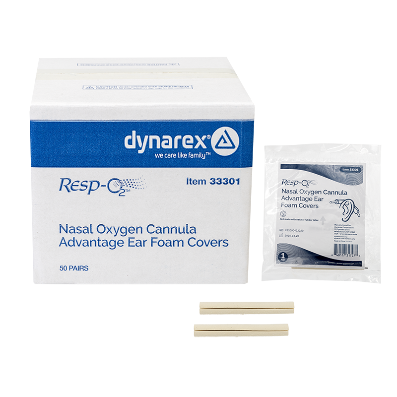 Dynarex Nasal Oxygen Cannula Ear Foam Covers Pediatric/Adult