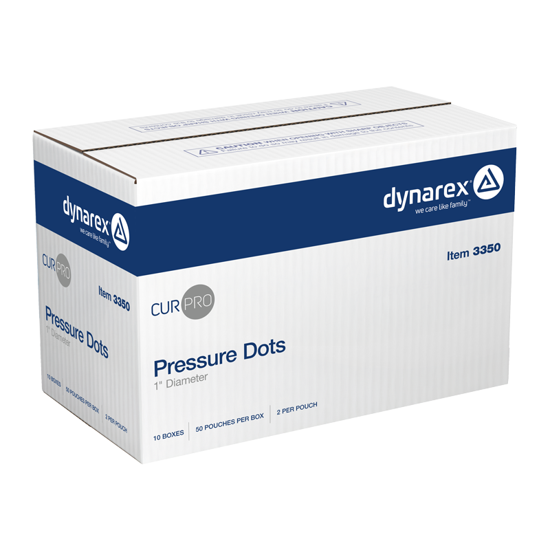 Dynarex-3350 Pressure Dot 2.5 cm (10/50/cs)