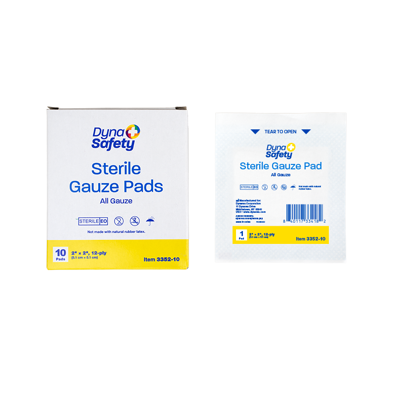 Dynarex Gauze Pad - Sterile, 12 Ply