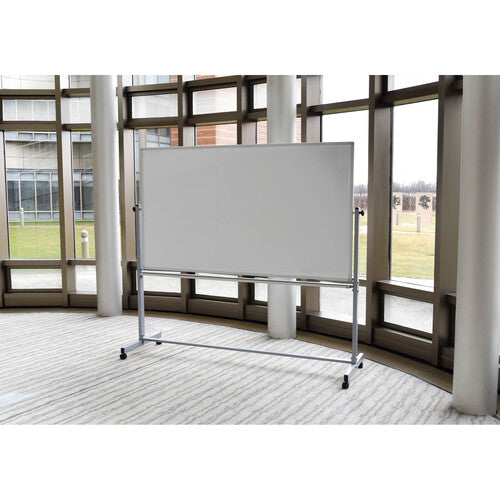 Luxor-MB7248WW Mobile Magnetic Reversible Whiteboard (72 x 48")