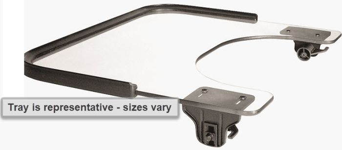 Therafin Tray, Clear, 21W X 18D W/ 13X8