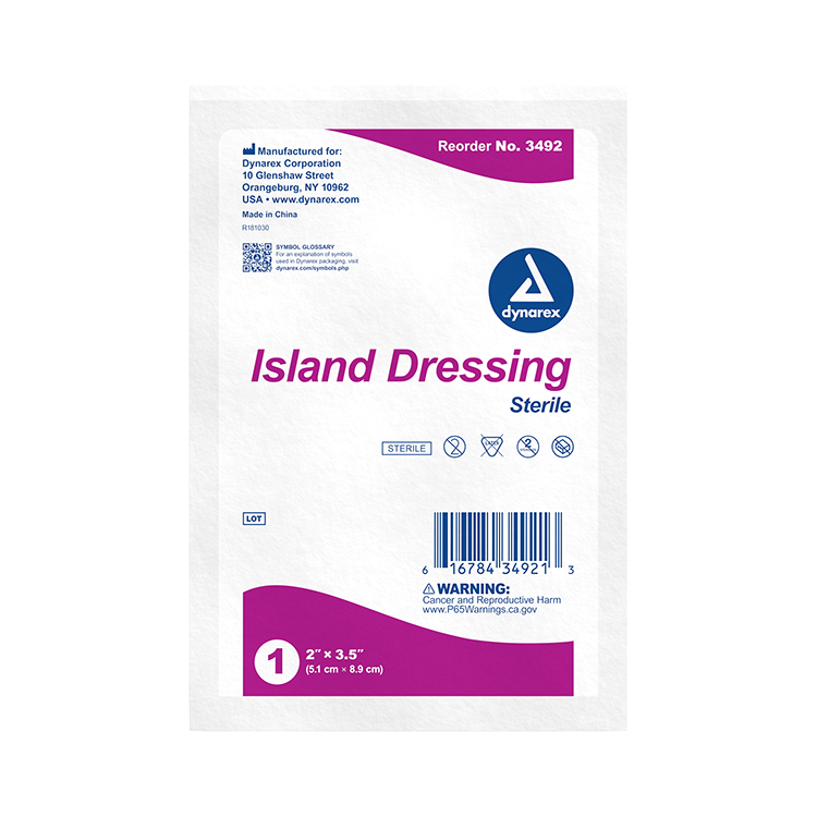 Dynarex Island Dressing Sterile Quantity - 1x CS