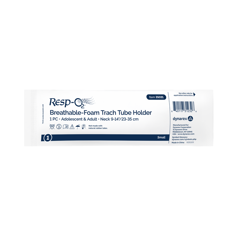 Dynarex Breathable-Foam Trach Tube Holder, 1-Piece