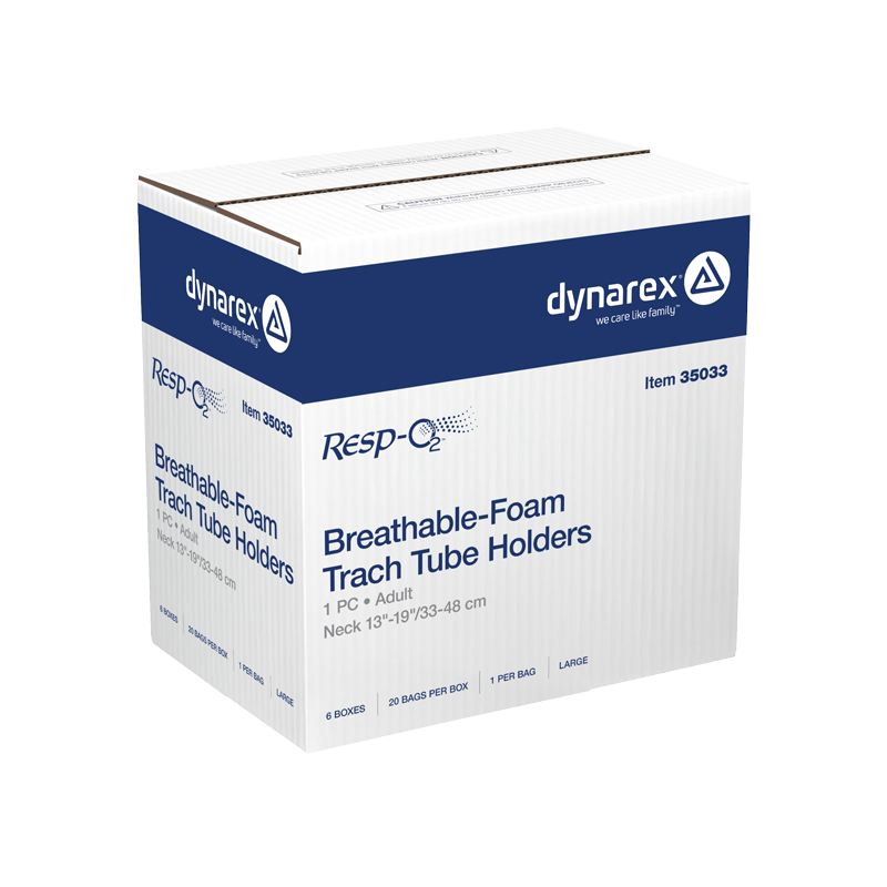 Dynarex Breathable-Foam Trach Tube Holder, 1-Piece