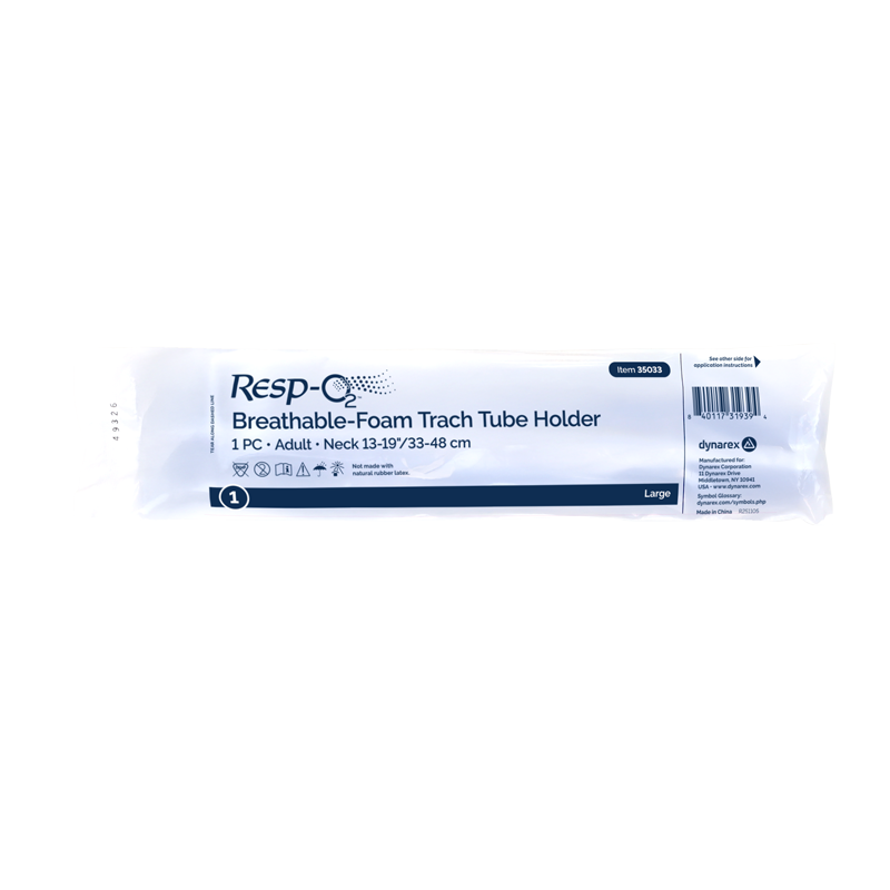 Dynarex Breathable-Foam Trach Tube Holder, 1-Piece