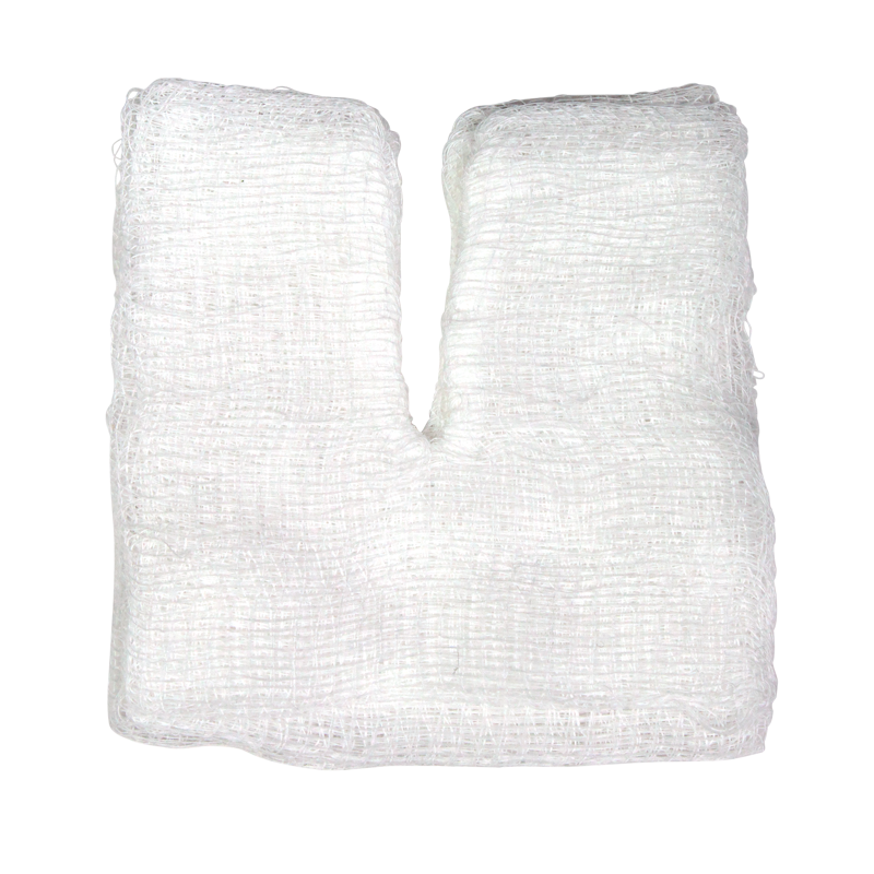 Dynarex-35051 Tracheostomy Gauze Sponges, 100% Cotton 4" x 4" 12 Ply (6/50/2cs)
