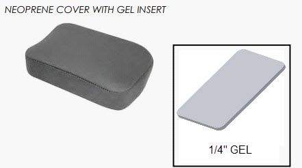 Therafin-32391-Pad Cover, Amputee Pad Cover, Neoprene w/ Gel Insert for 7 x 10 Pad