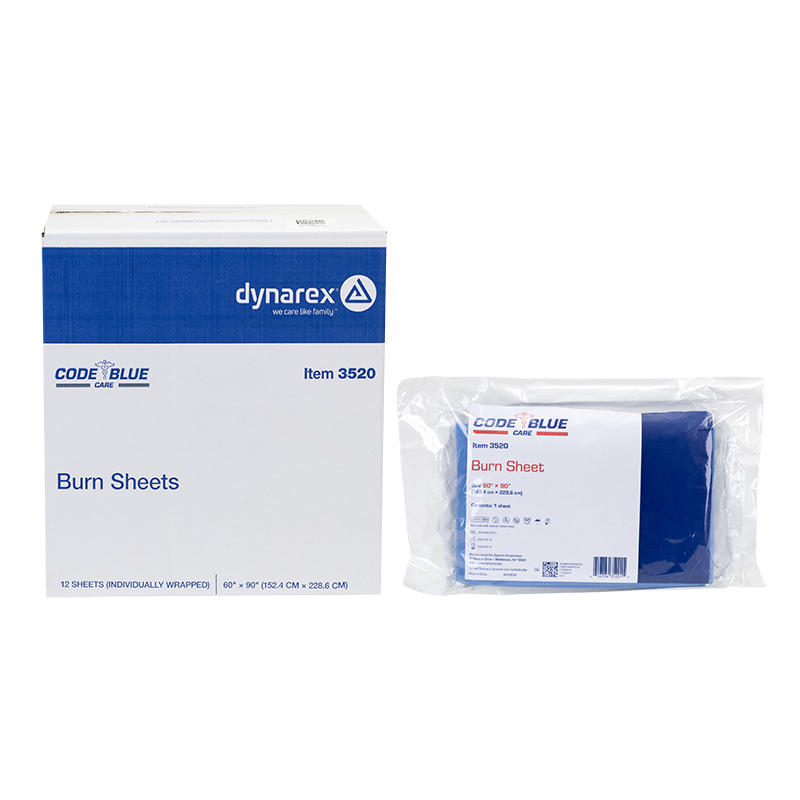 Dynarex-3520 Burn Sheet - Sterile 60" x 90" 12/cs