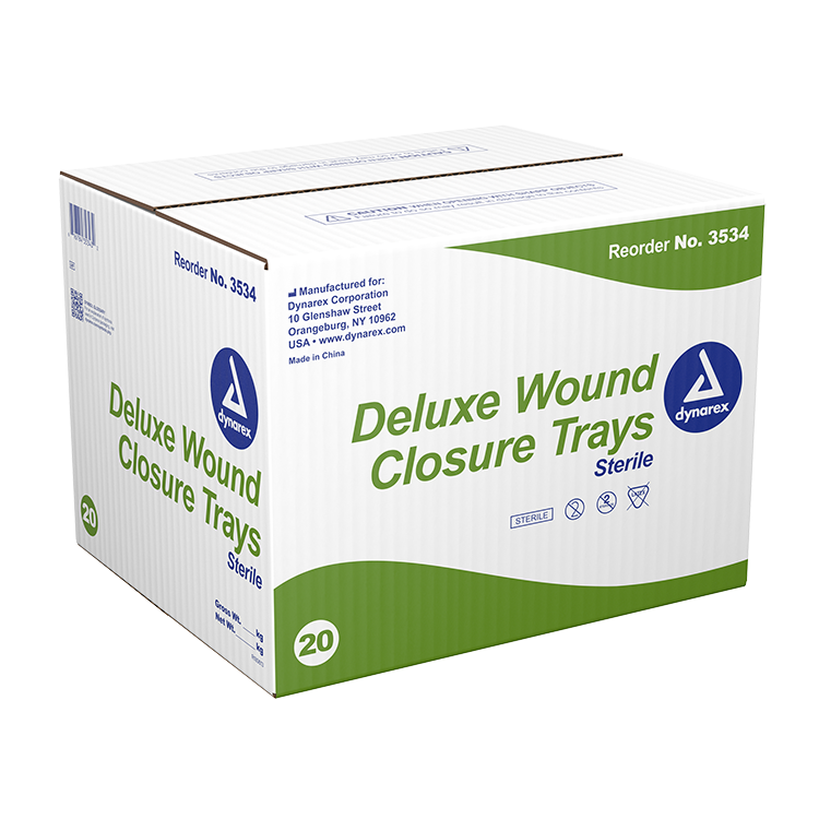 Dynarex-3534 Wound Closure Tray - Sterile