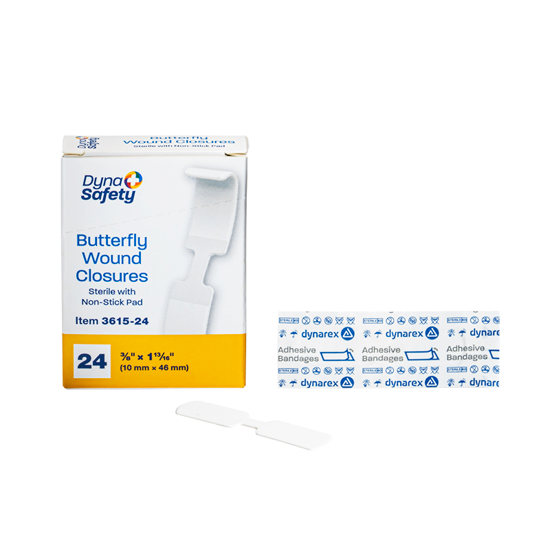 Dynarex Butterfly Wound Closures - Sterile 3/8" x 1 13/16"