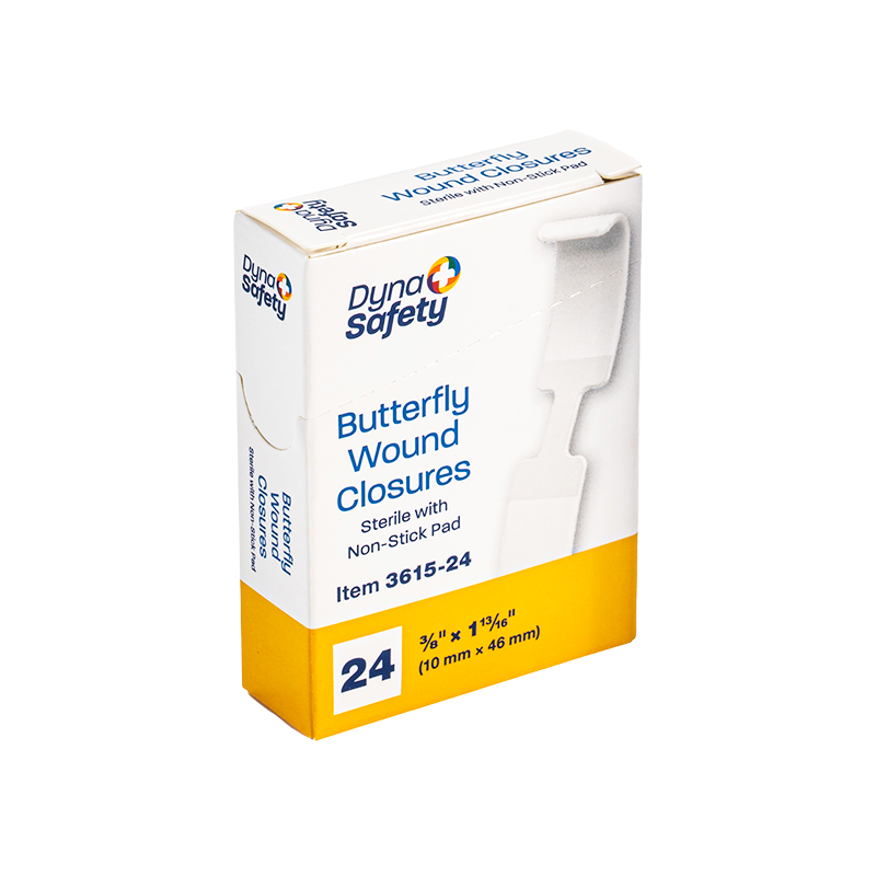 Dynarex Butterfly Wound Closures - Sterile 3/8" x 1 13/16"
