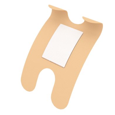 Dynarex Adhesive Fabric Bandages Sterile Knuckle Each