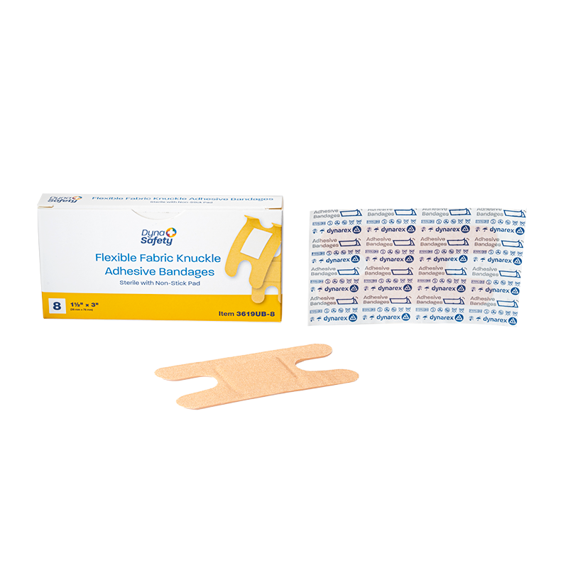 Dynarex Adhesive Fabric Bandages Sterile Knuckle Each
