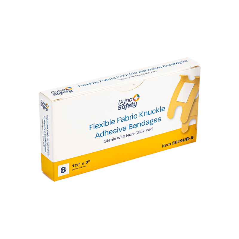 Dynarex Adhesive Fabric Bandages Sterile Knuckle Each