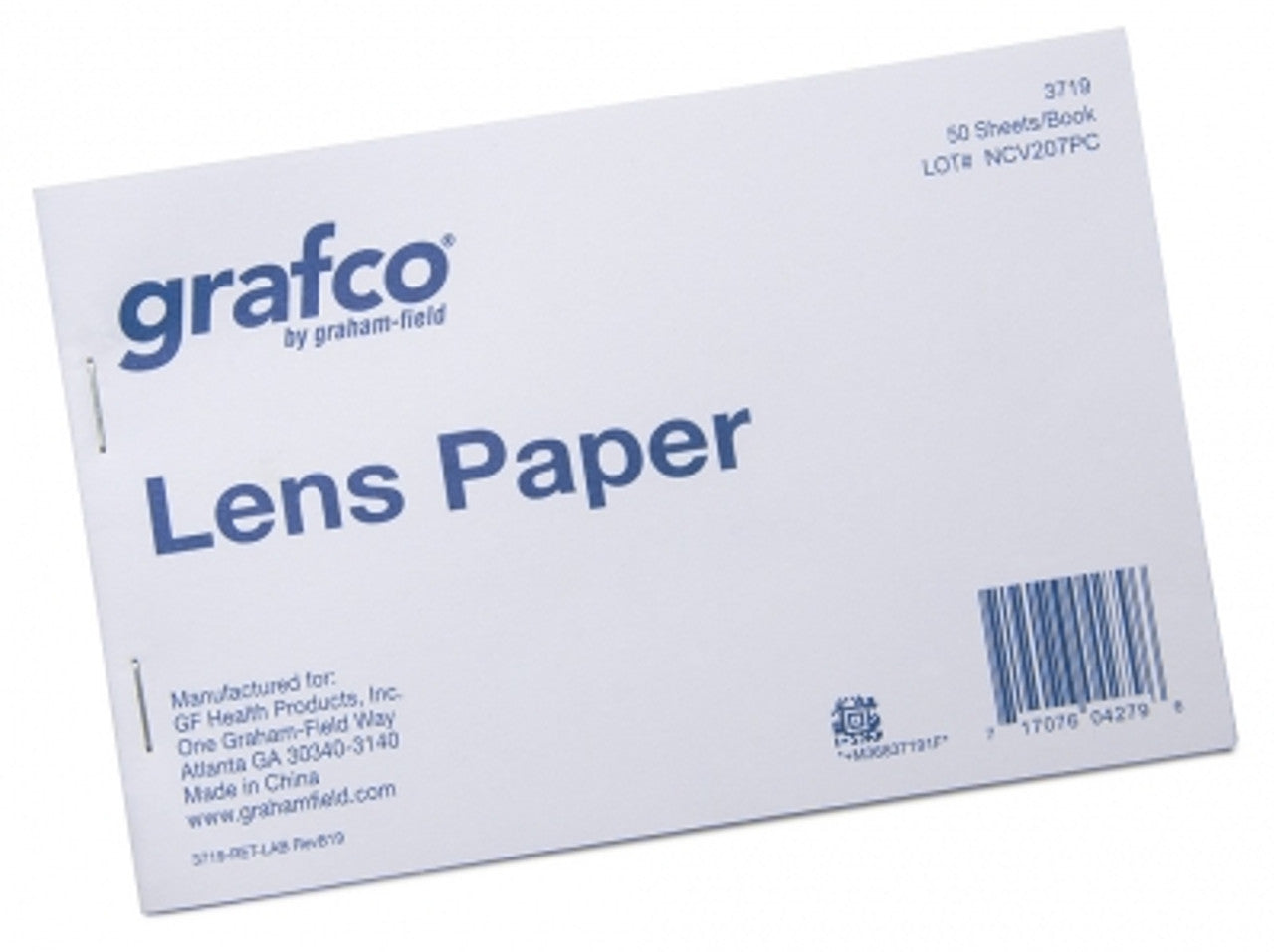 Papel para lentes Graham Field-3719, 4" x 6"