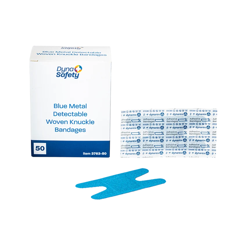 Dynarex Blue Metal Detectable Woven Bandage