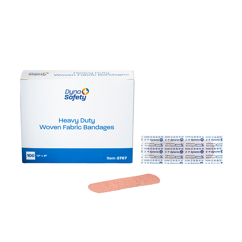 Dynarex Heavy Duty Woven Fabric Bandage, 7/8" x 3"