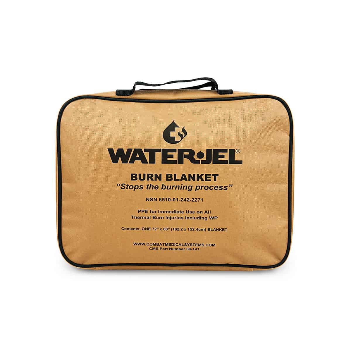 Safeguard Medical-7260-MP.00.000 Military Fire Blanket in foil pouch - 6' x 5' (Case Of 4)