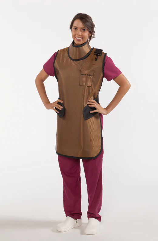 Wolf X-Ray Lead-Free Easy Wrap X-Ray Apron with Collar