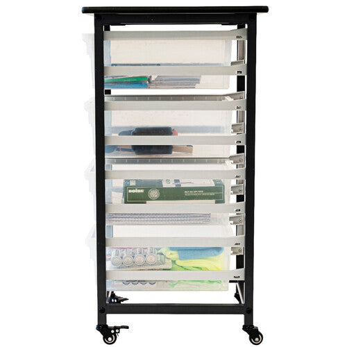 Luxor-MBS-SR-4L-CL Mbs Single Rack w/ 4 Lg Bins