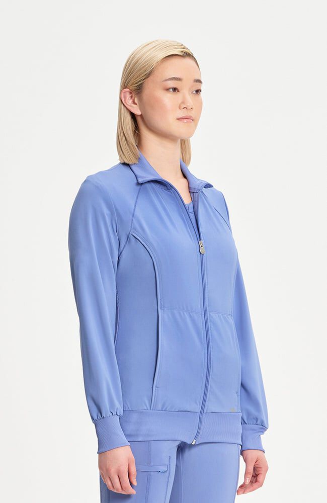 Infinity Women's Zip Front Warm Up Scrub Jacket