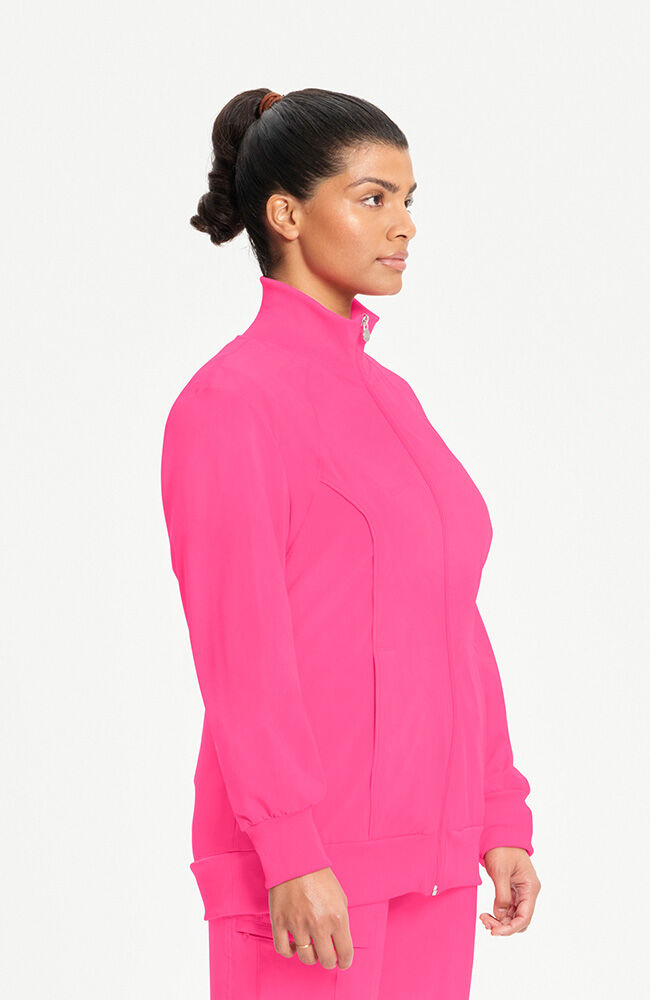 Infinity Women's Zip Front Warm Up Scrub Jacket