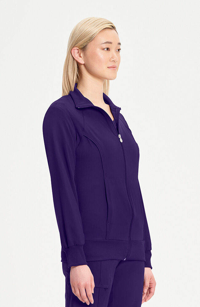 Infinity Women's Zip Front Warm Up Scrub Jacket
