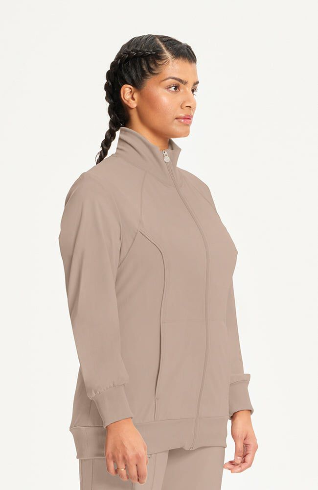 Infinity Women's Zip Front Warm Up Scrub Jacket