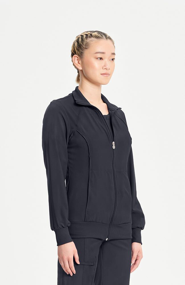 Infinity Women's Zip Front Warm Up Scrub Jacket