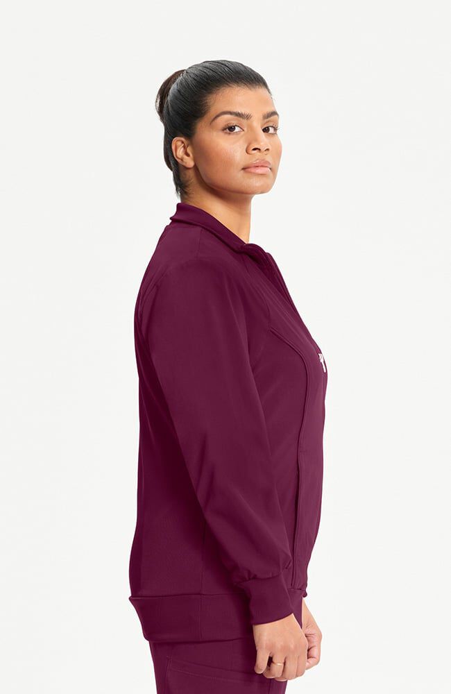Infinity Women's Zip Front Warm Up Scrub Jacket