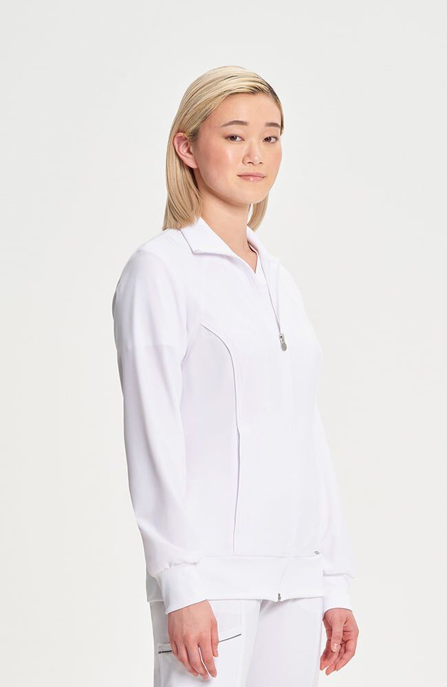 Infinity Women's Zip Front Warm Up Scrub Jacket