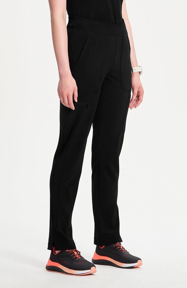 Infinity Women's Mid Rise Tapered Leg Pull-On Scrub Pant - Tall