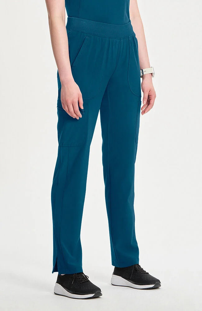Infinity Women's Mid Rise Tapered Leg Pull-On Scrub Pant - Tall