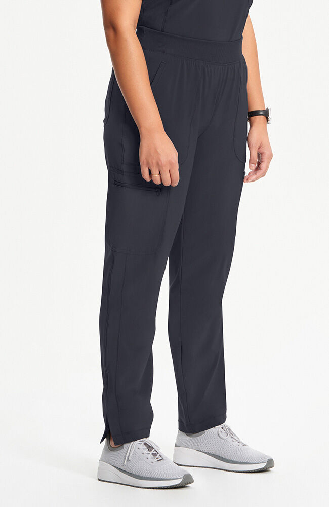 Infinity Women's Mid Rise Tapered Leg Pull-On Scrub Pant - Tall