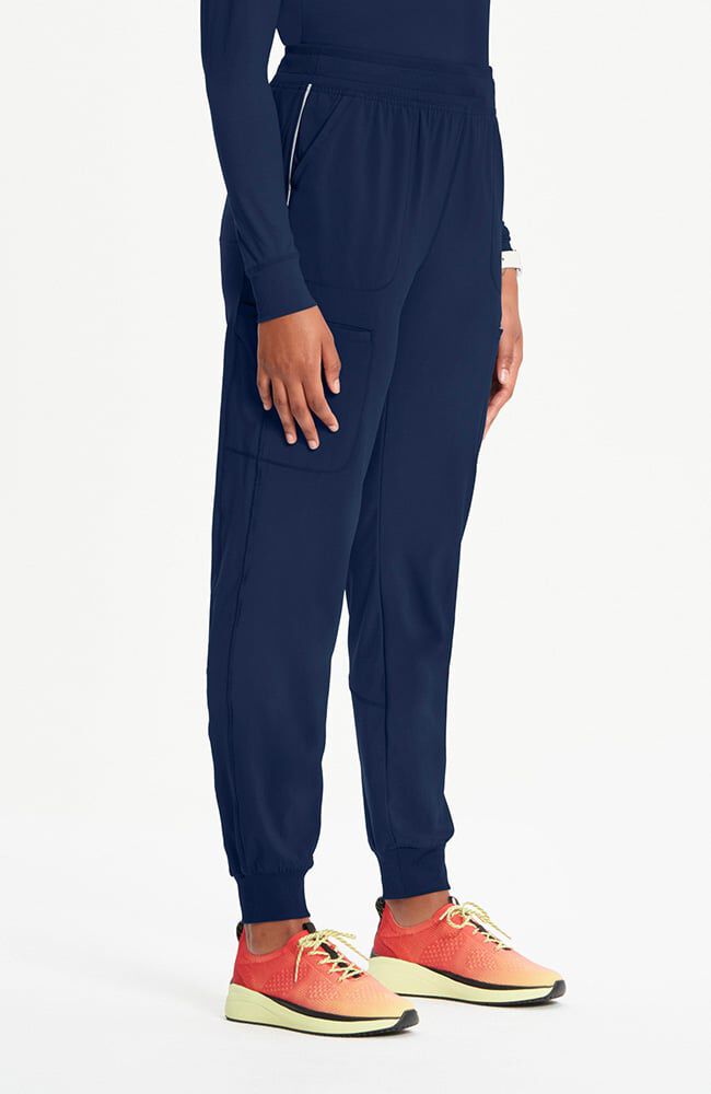 Infinity Women's Rib Trim 6-Pocket Jogger Scrub Pant - Regular