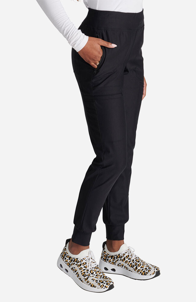 Cherokee Medical FORM Women's Mid Rise Jogger Scrub Pant - Petite