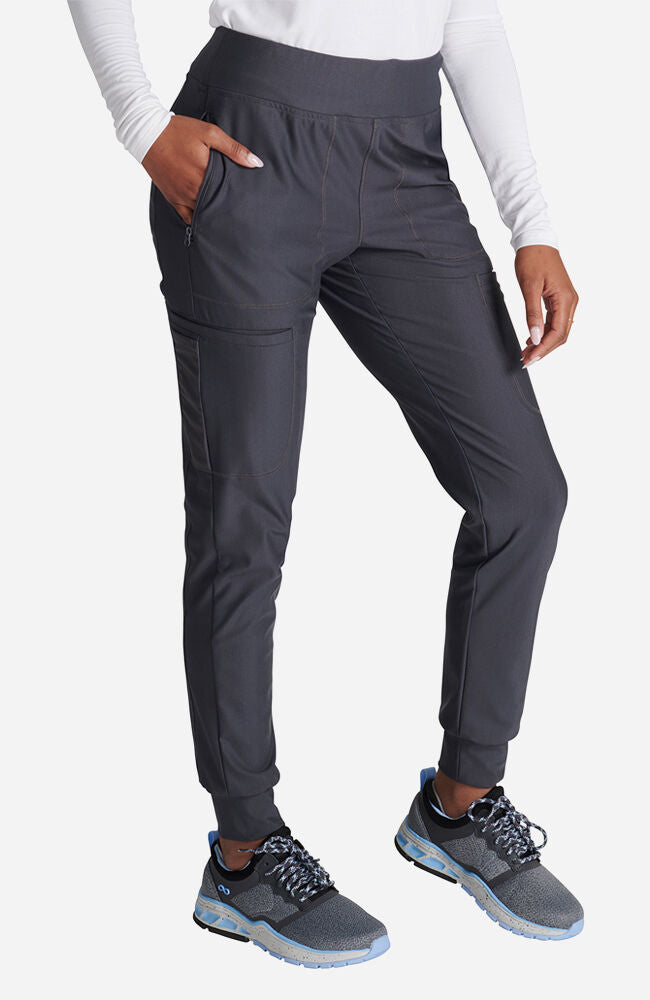 Cherokee Medical FORM Women's Mid Rise Jogger Scrub Pant - Tall