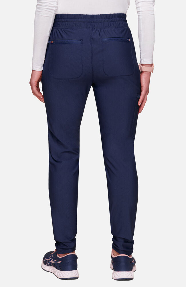 Cherokee Medical Women's Mid Rise Tapered Leg Drawstring Scrub Pant, Tall