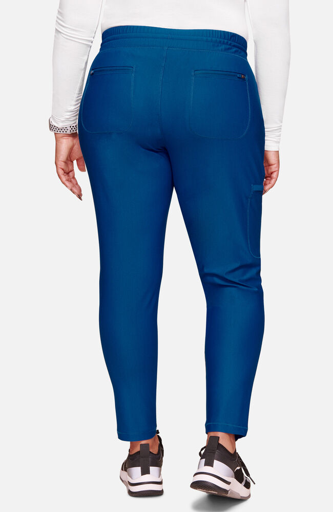 Cherokee Medical Women's Mid Rise Tapered Leg Drawstring Scrub Pant, Petite