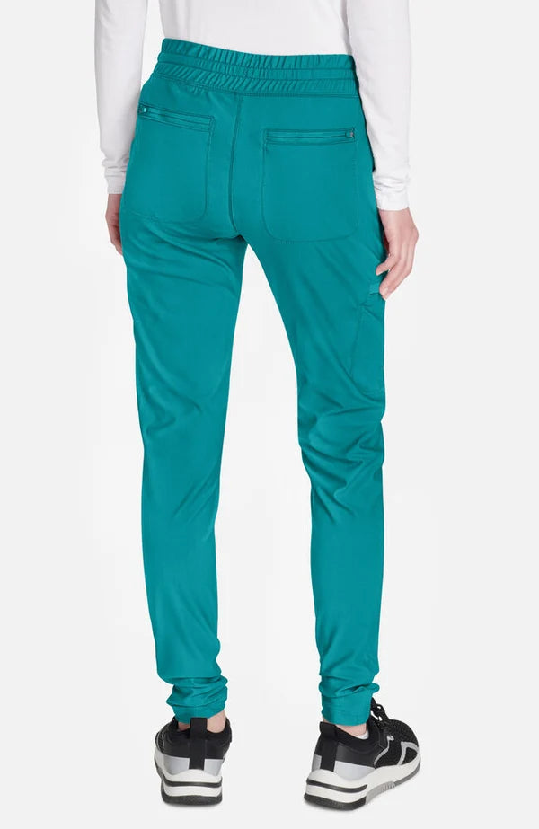 Cherokee Medical FORM Women's Mid Rise Tapered Leg Drawstring Scrub Pant - Petite