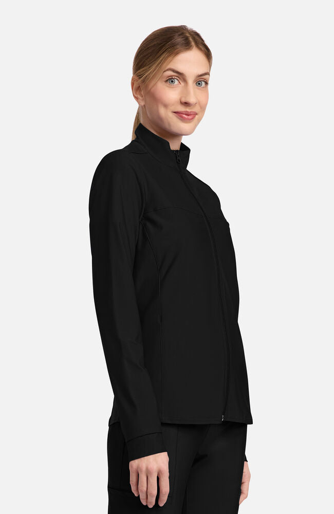 Cherokee Medical FORM Women's Knit 3-Pocket Zip Front Scrub Jacket