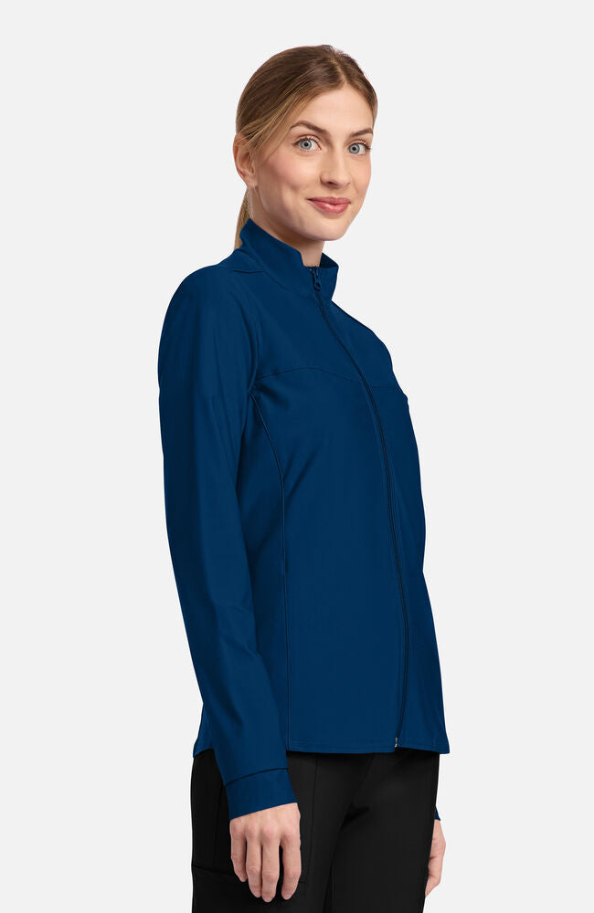 Cherokee Medical FORM Women's Knit 3-Pocket Zip Front Scrub Jacket